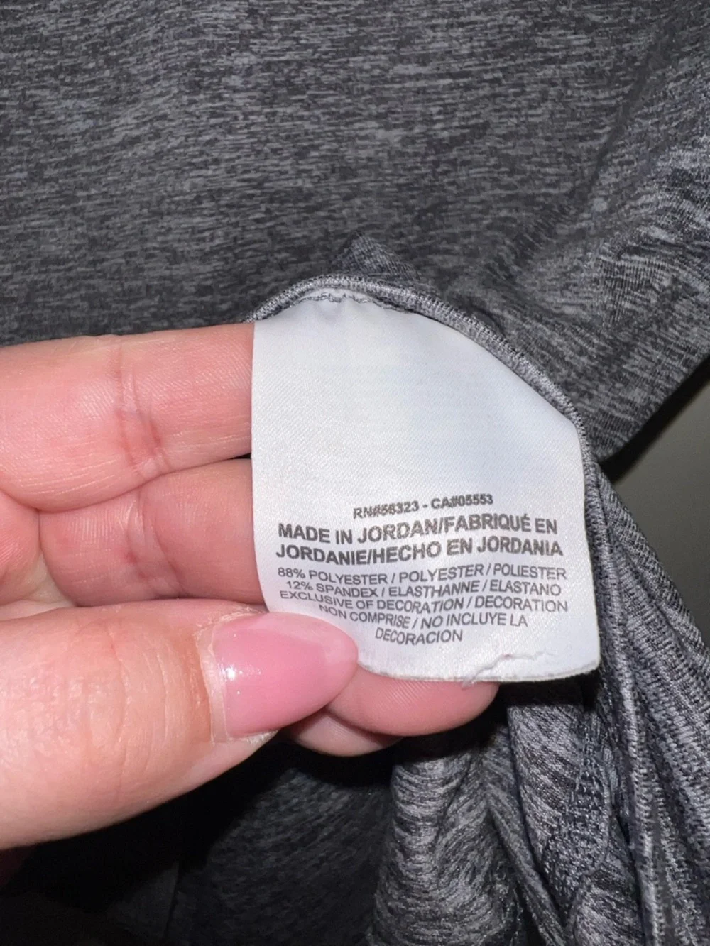 Nike Dri-Fit Running 1/4 Zip Pullover‎ Thumbholes Gray Women’s Size S